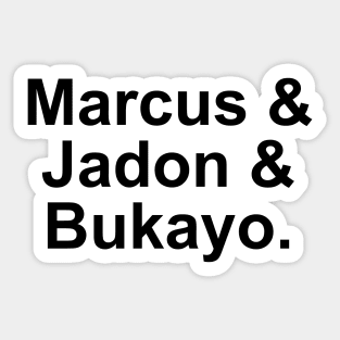 Marcus & Jadon & Bukayo England Heroes Sticker